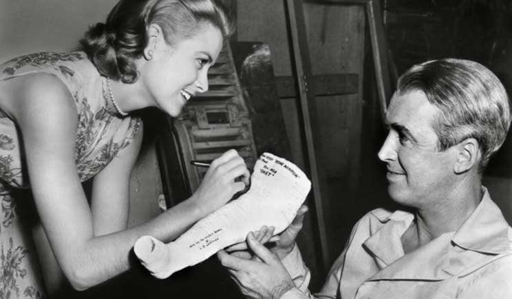 grace kelly e James Stewart