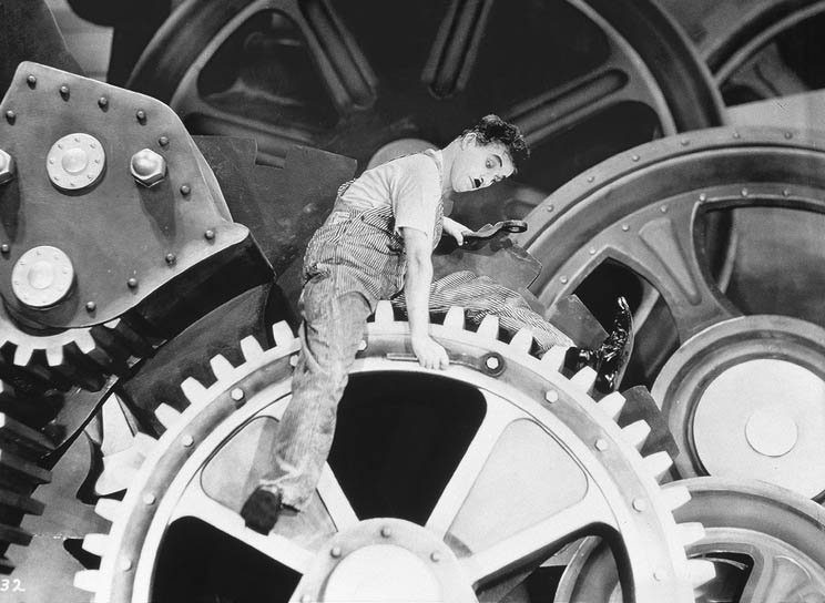 Charles Chaplin in Modern Times (1936)