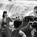 Christopher Reeve e Margot Kidder filmando Superman II.